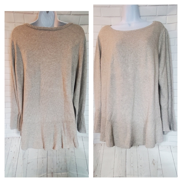 Style & Co Oatmeal Cozy Sweater - Picture 1 of 8